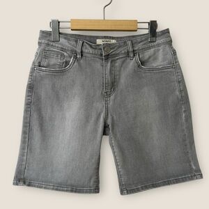 Norfy Grey Faded Jean Shorts